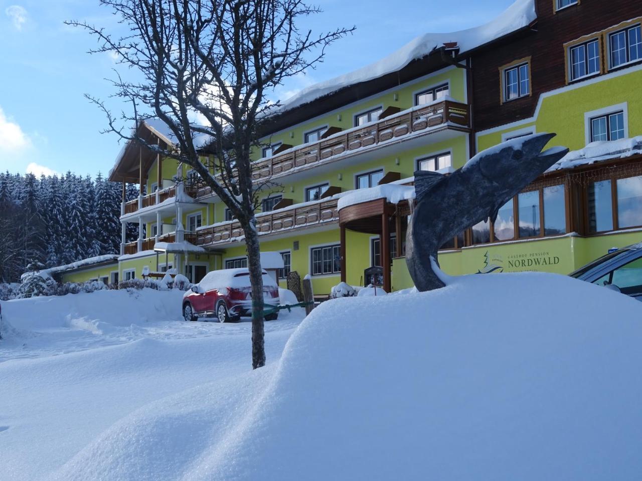 Gasthof-Pension Nordwald Harbach  ภายนอก รูปภาพ