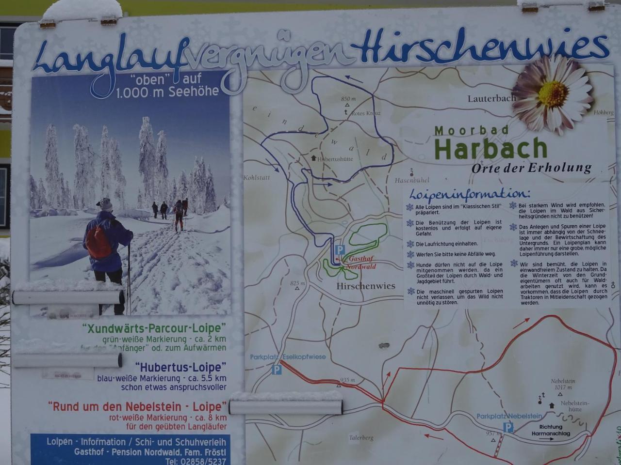 Gasthof-Pension Nordwald Harbach  ภายนอก รูปภาพ